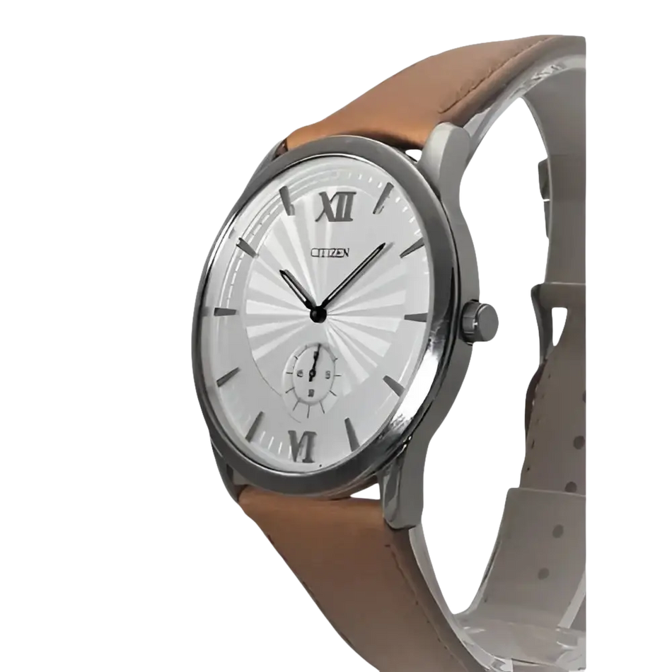 Orologio CITIZEN Uomo Quartz Classico BE9150-02C con cinturino in pelle marrone