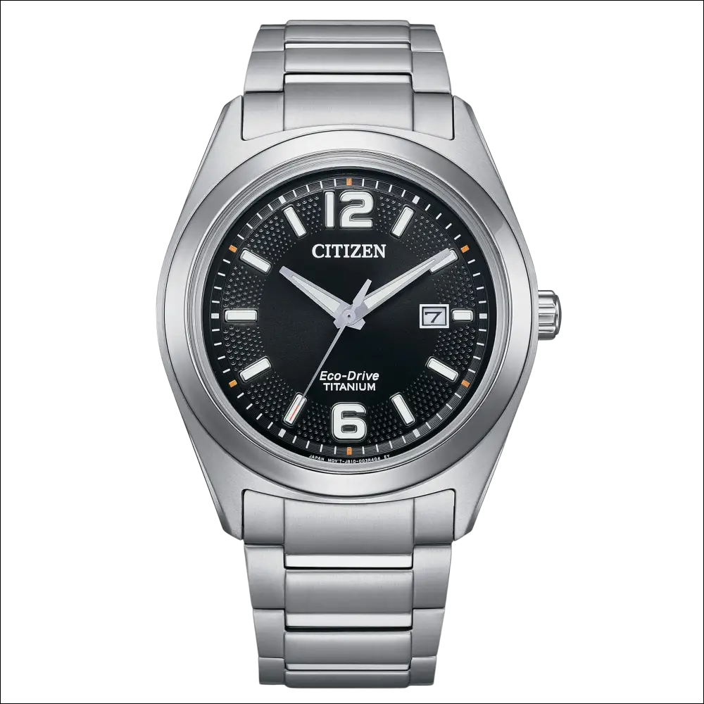 Orologio Citizen SuperTitanio AW1641-81E argento quadrante nero