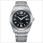 Orologio Citizen SuperTitanio AW1641-81E argento quadrante nero