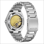 Orologio Citizen Automatic Super Titanium silver con movimento oro visibile