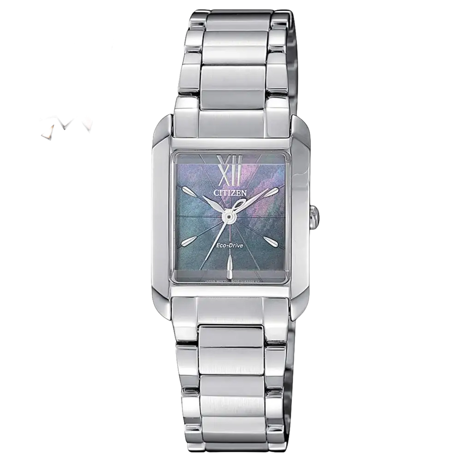Orologio da Polso Donna Citizen Eco-Drive con cassa argentata e quadrante in madreperla