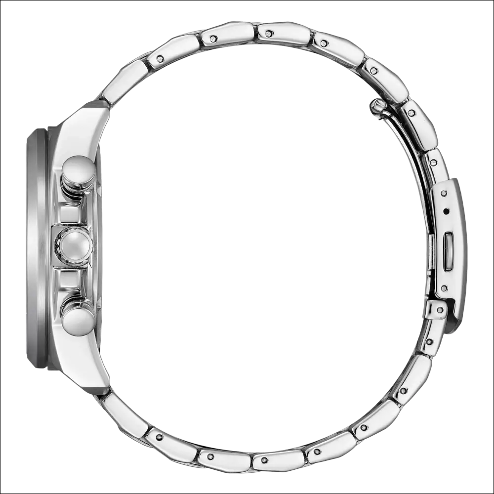 Bracciale acciaio inox silver-toned per Orologio Citizen Uomo con chiusura sicura