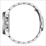 Bracciale acciaio inox silver-toned per Orologio Citizen Uomo con chiusura sicura