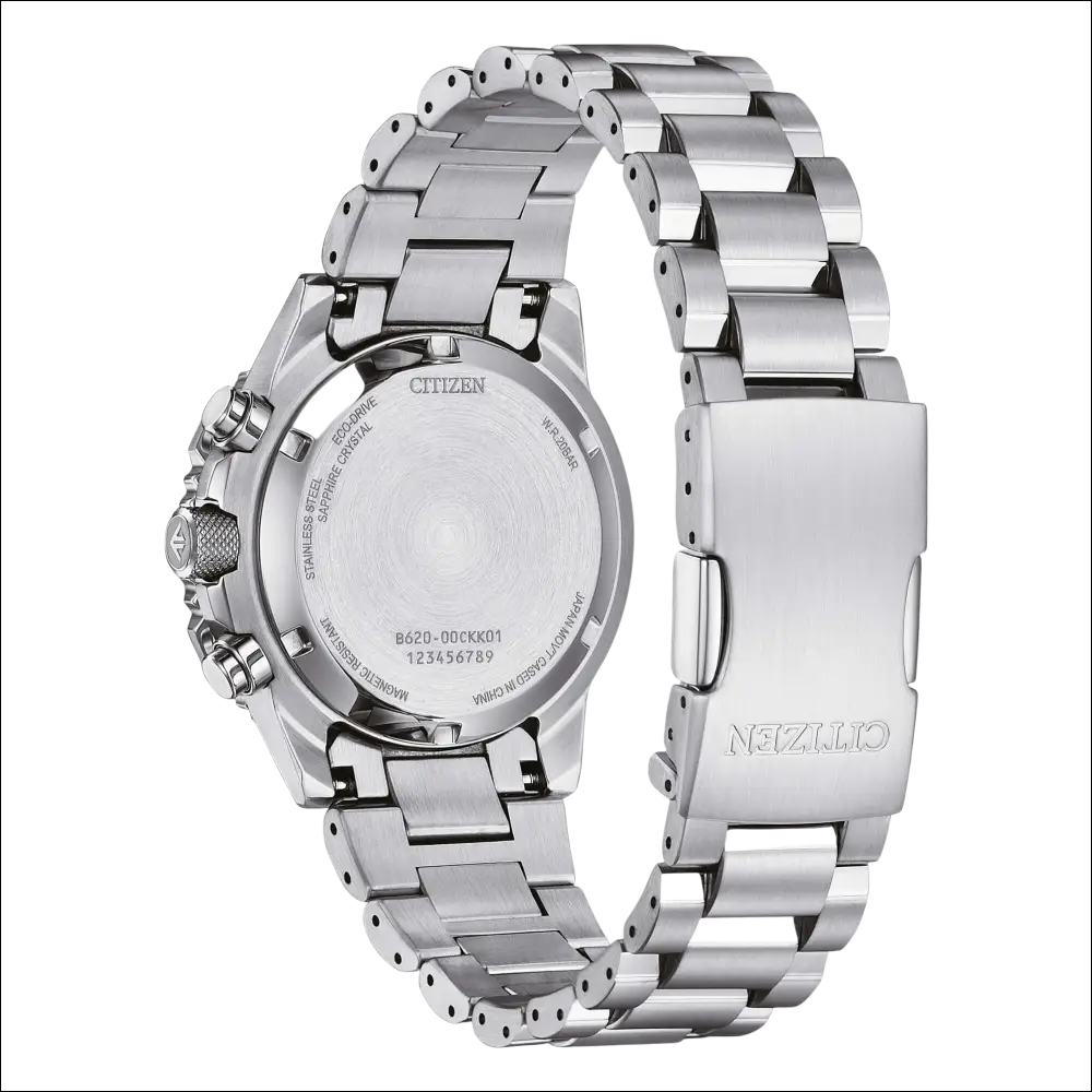Orologio Citizen uomo cronografo acciaio silver con bracciale lucido