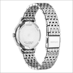 Orologio da polso donna Citizen Eco-Drive in acciaio mesh silver con clasp inciso