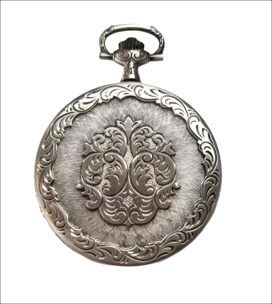 Orologio tasca meccanico PERSEO 17102/SPMET con orologio d’argento ornamentale