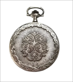 Orologio tasca meccanico PERSEO 17102/SPMET con orologio d’argento ornamentale