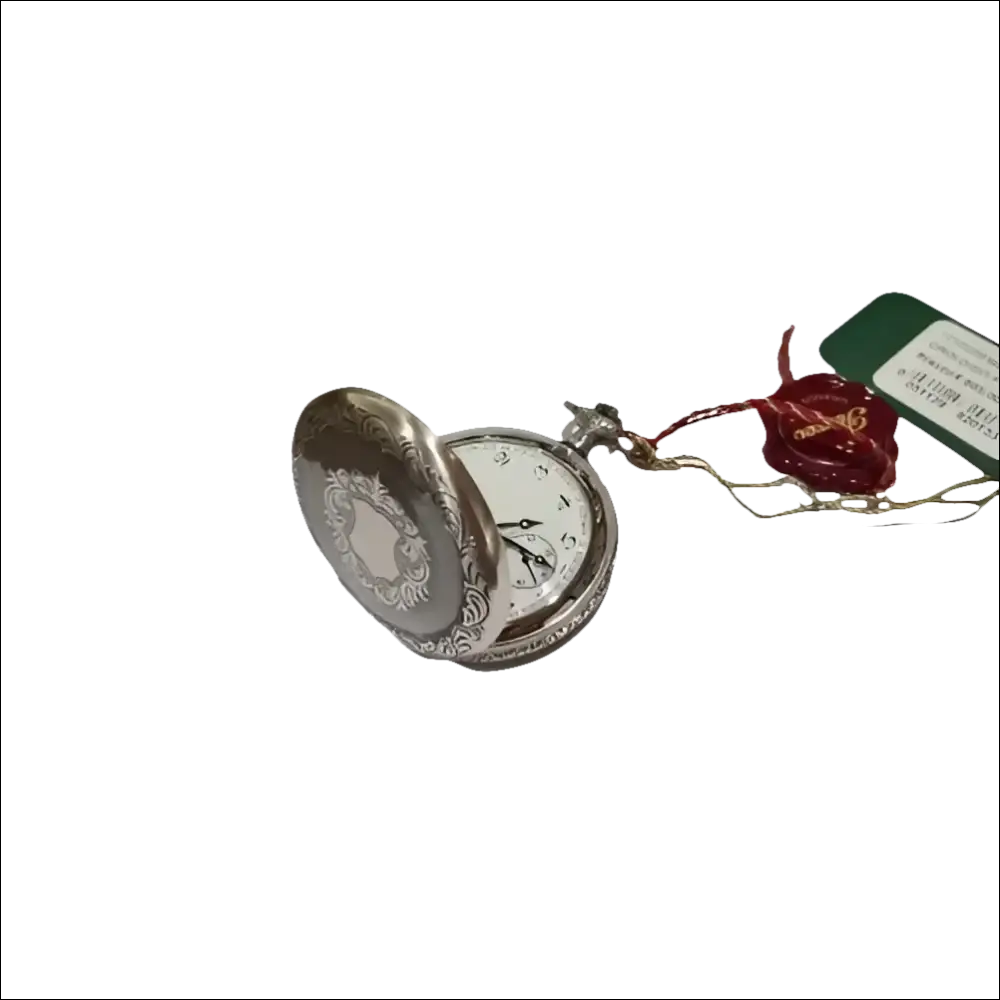 Orologio tasca meccanico PERSEO 17102/SPMET con orologio da tasca argento ornato