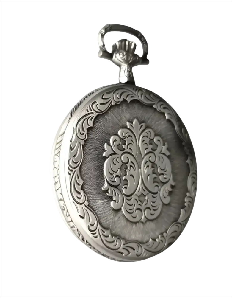 Orologio tasca meccanico PERSEO 17102/SPMET con elegante orologio d’argento ornato