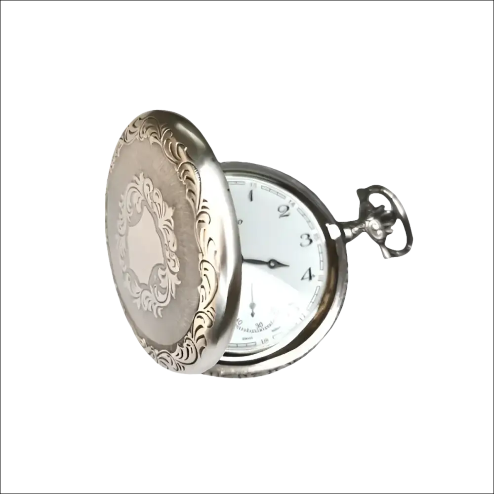 Orologio tasca meccanico PERSEO 17102/SPMET con orologio d’argento intagliato