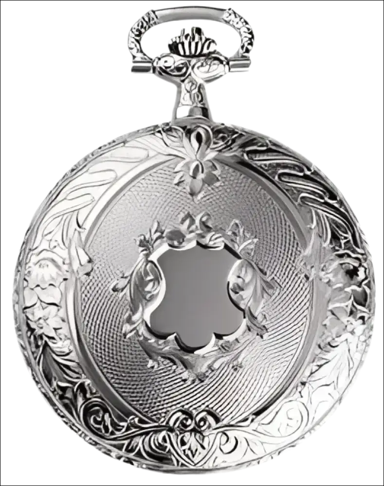 Orologio tasca meccanico PERSEO 17102/SPMET con elegante orologio argentato ornate