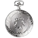 Orologio tasca meccanico PERSEO 17102/SPMET con elegante orologio argentato ornate