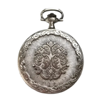 Orologio tasca meccanico PERSEO 17102/SPMET con orologio d’argento ornamentale