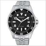 Orologio Uomo Vagary Aqua39 VD5-015-51 con cinturino in acciaio inox e quadrante nero