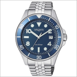 Orologio VAGARY uomo Quartz Aqua39 VD5-015-71 con cinturino argento e blu