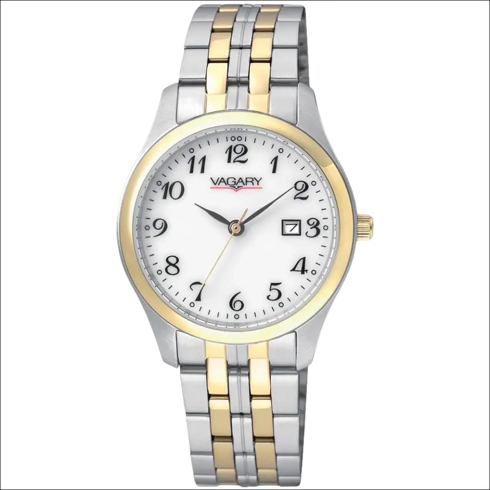 Orologio donna VAGARY Infinity 90th con cassa in acciaio bicolore e quadrante bianco