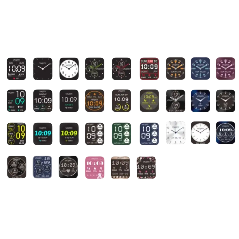 Collezione di facce smartwatch digitali e analogiche per Orologio VAGARY Smartwatch CITIZEN