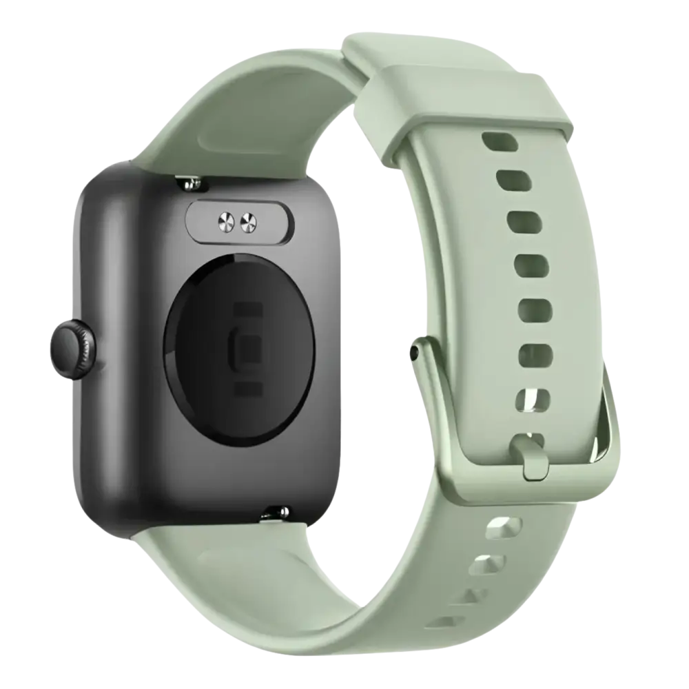 Smartwatch VAGARY by CITIZEN con banda verde, cassa grigia e sensore circolare