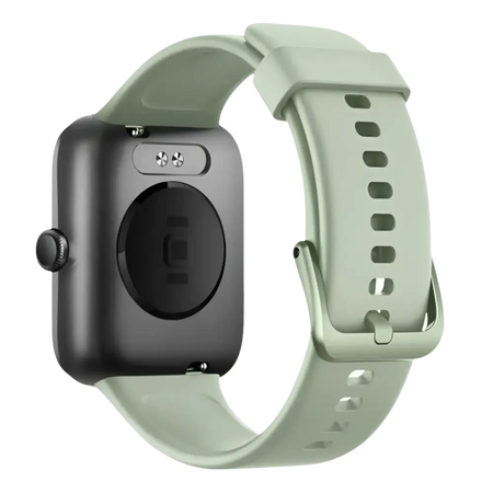 Smartwatch VAGARY by CITIZEN con banda verde, cassa grigia e sensore circolare