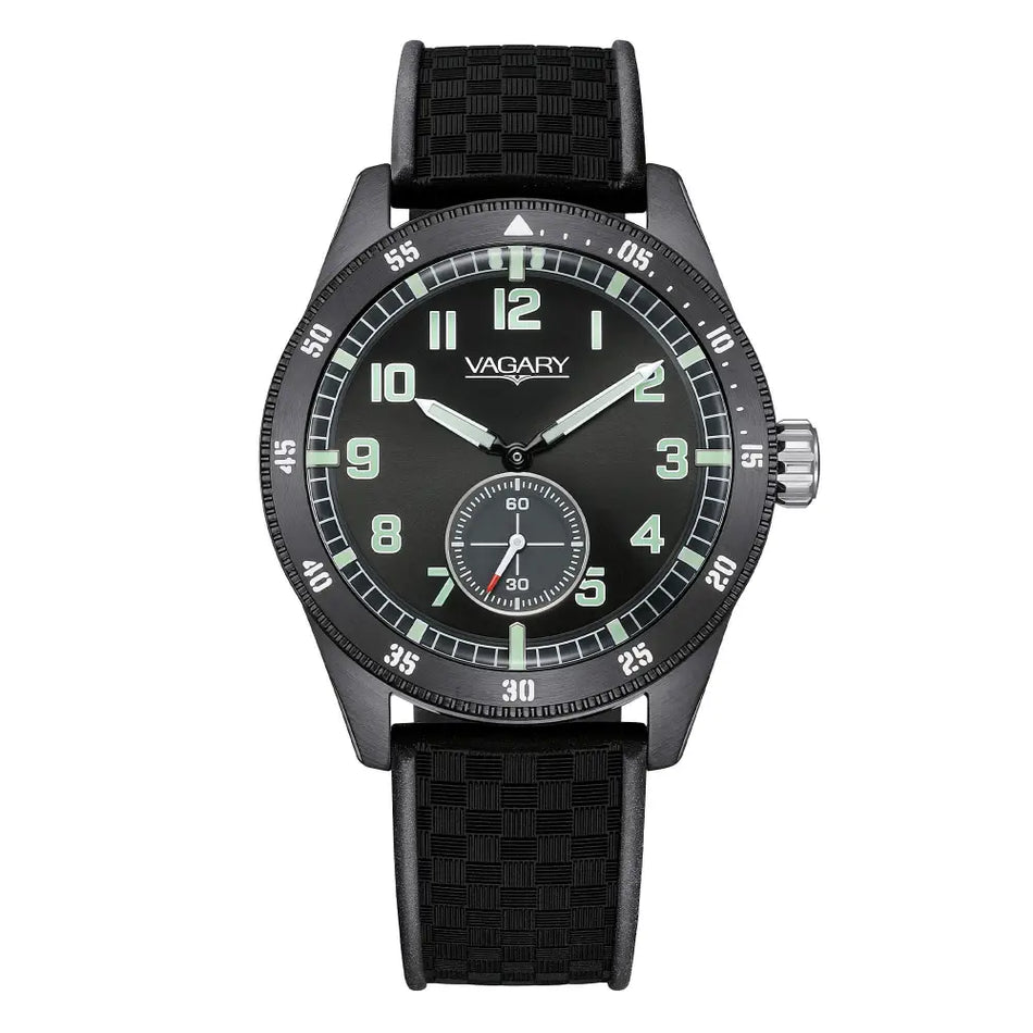 Orologio VAGARY uomo FLYBOY Piccoli Secondi IB2-048-50|bnini-gioielli