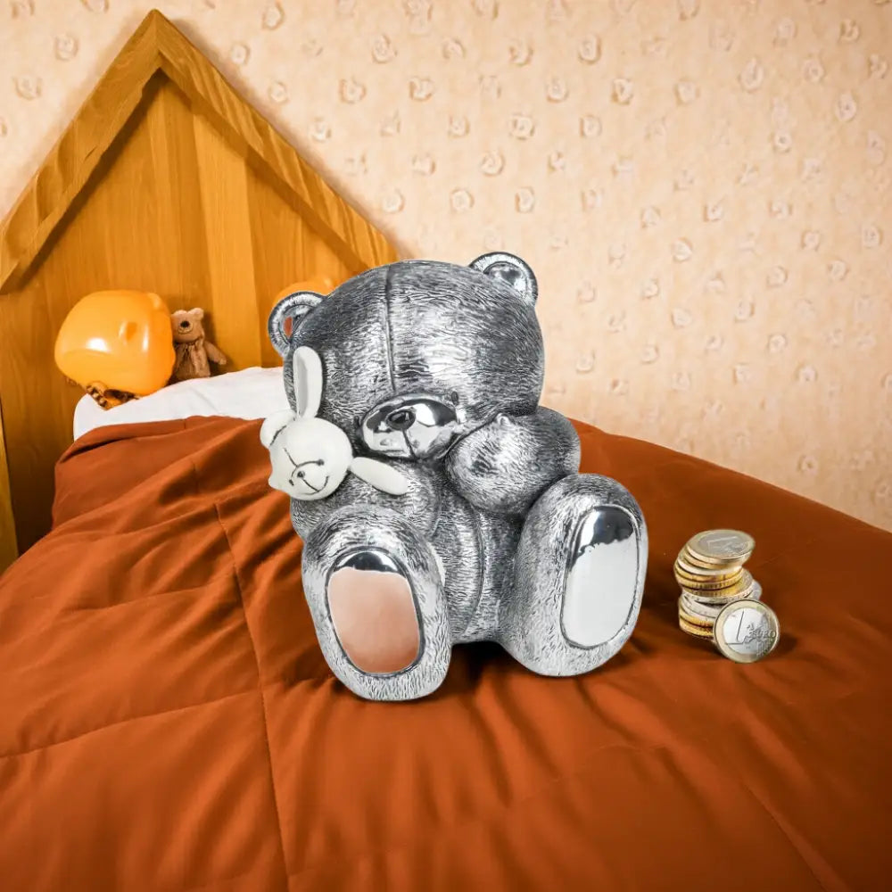 Orsetto Salvadanaio Coniglietto e Monete|bonini-gioielli