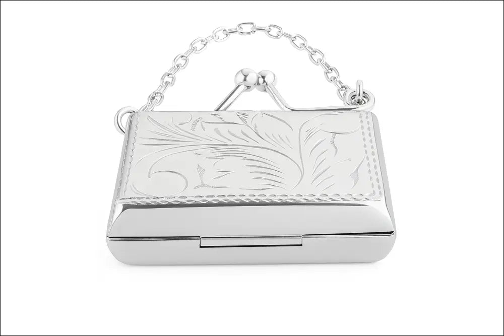 Porta-pastiglie a forma di borsetta in Argento 925/1000|bonini-gioielli