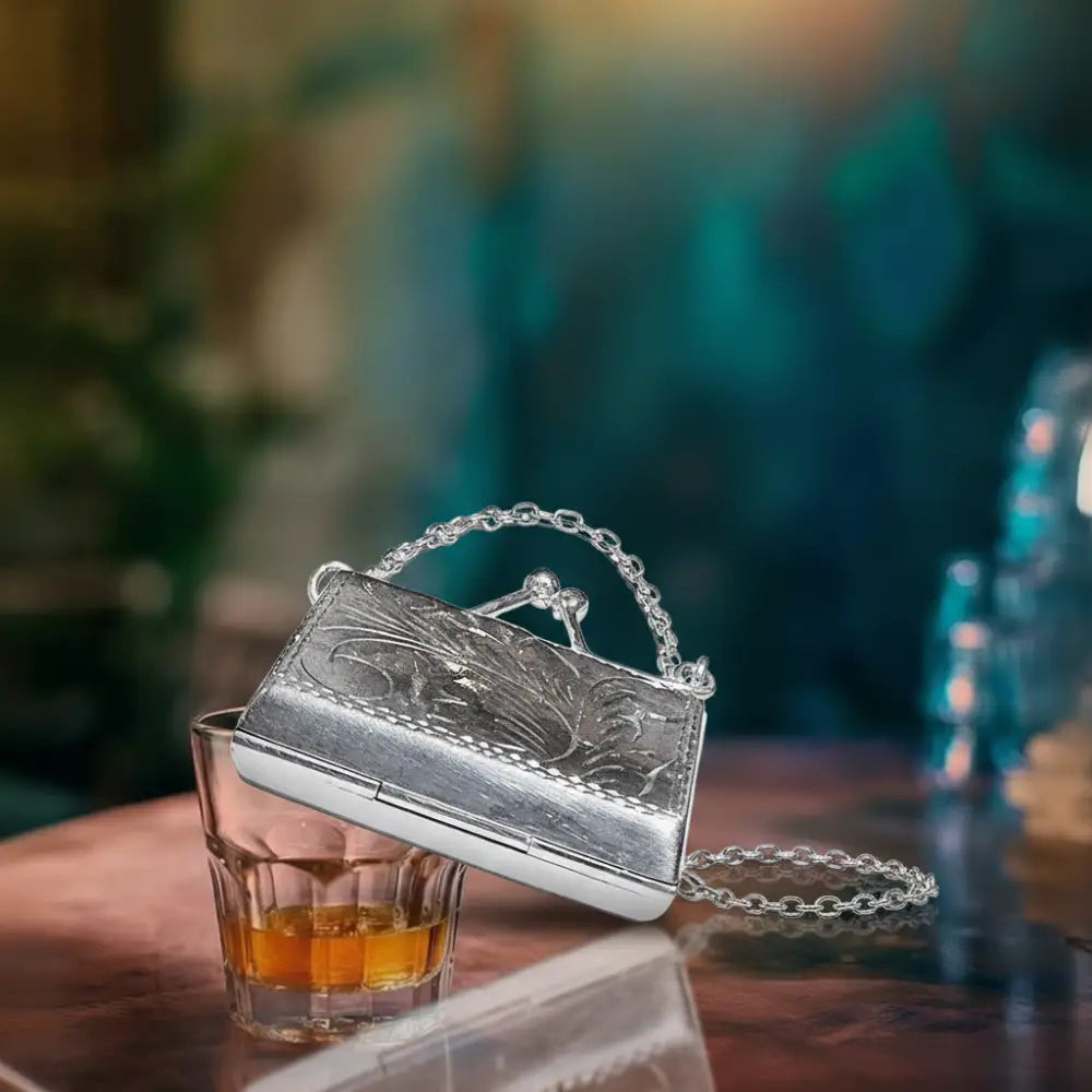 Porta-pastiglie a forma di borsetta in Argento 925/1000|bonini-gioielli