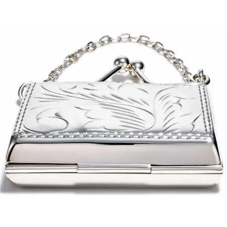 Porta-pastiglie a forma di borsetta in Argento 925/1000|bonini-gioielli