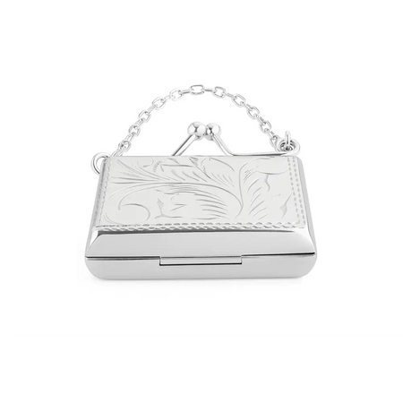 Porta-pastiglie a forma di borsetta in Argento 925/1000|bonini-gioielli