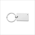 Portachiavi Comete Uomo UCH 183 argento rettangolare acciaio diamante