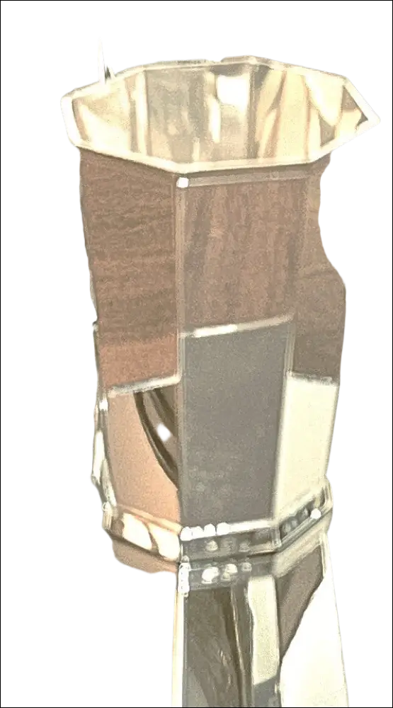 Portapenne Ottagonale Argento Petruzzi & Branca in argento lucido