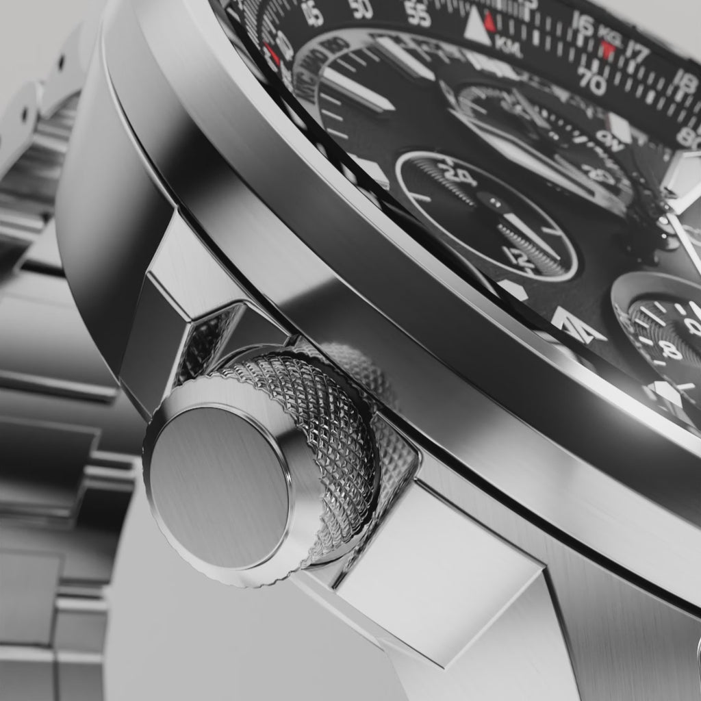 CITIZEN Radiocontrollato Crono Pilot Acciaio AT8300-58E|bonini-gioielli