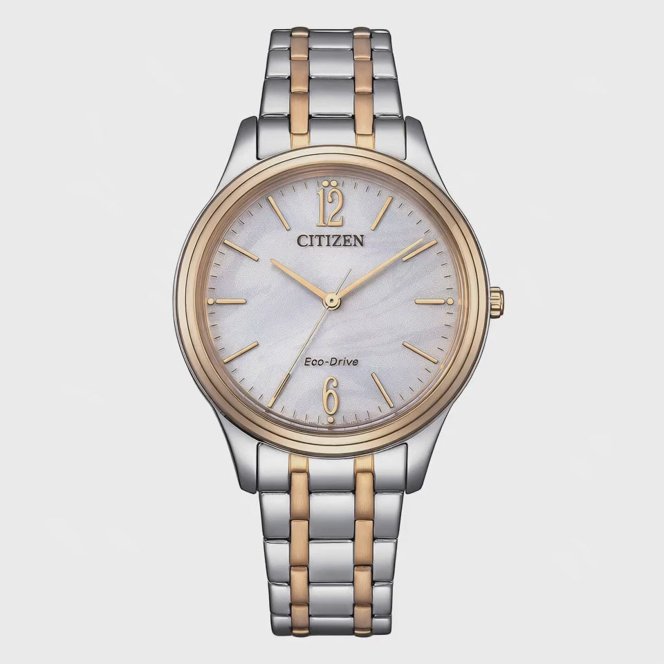 Orologio CITIZEN donna Elegant bicolore EM0416-78A|bonini-gioielli