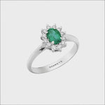 Anello smeraldo e diamanti Comete ANB 2750 S1|bonini-gioielli