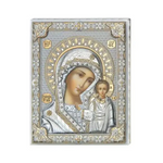Quadro Icona Madonna Kazan argento VALENTI 81356/4LORO - Gioielleria Bonini