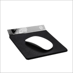 Mouse Pad SEQUENZE linea World Desk SQ1652 con bordi argentati e mouse bianco