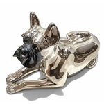 Statuetta cane boxer in argento Principi Argenti|bonini-gioielli