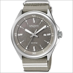 Orologio VAGARY uomo Quartz Aqua39 con quadrante grigio e cinturino argentato