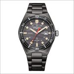 Orologio da immersione Vagary Aqua 39 Uomo IB9-506-61 nero con quadrante testurizzato