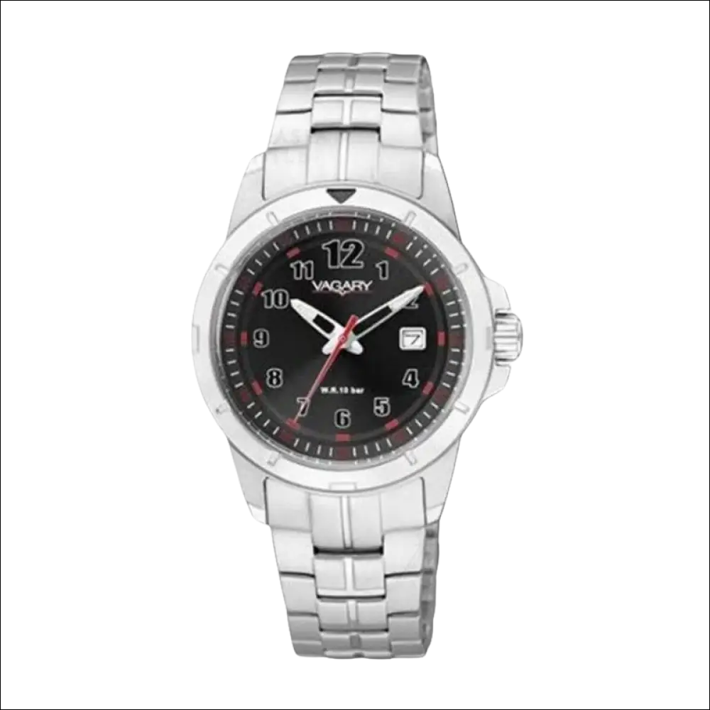 Orologio VAGARY Quartz acciaio con quadrante nero collezione Boy & Girl IE6-716-51