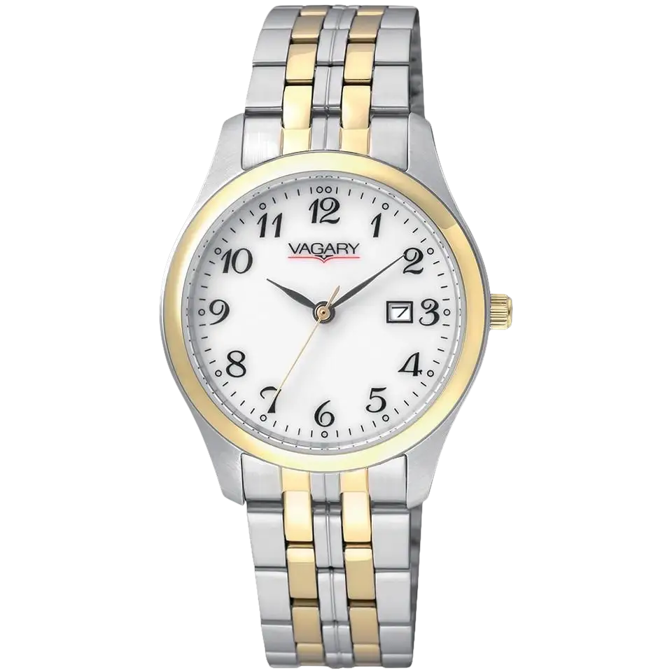 Orologio donna VAGARY Infinity 90th con cassa in acciaio bicolore e quadrante bianco