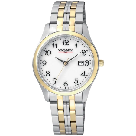 Orologio donna VAGARY Infinity 90th con cassa in acciaio bicolore e quadrante bianco