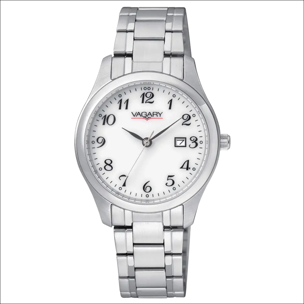 Orologio da donna VAGARY Lady IH3-013-13 in acciaio silver con quadrante bianco