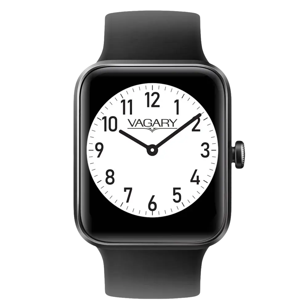 Smartwatch nero con quadrante analogico classico del VAGARY Smartwatch Orologio da Polso Citizen Economico