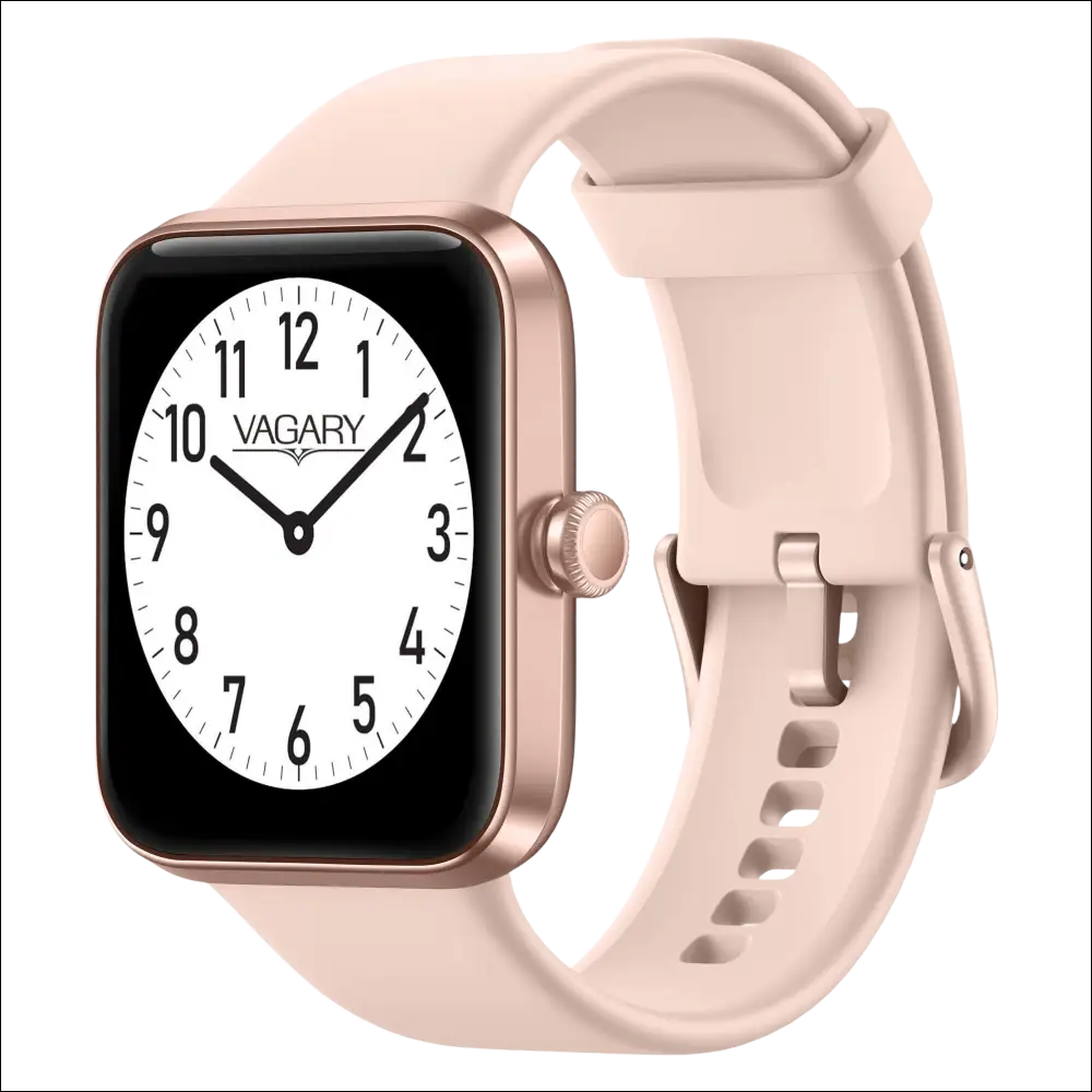 Orologio smart Vagary unisex Rosa Cipria X02A-003VY rosa oro con cinturino silicone rosa cipria