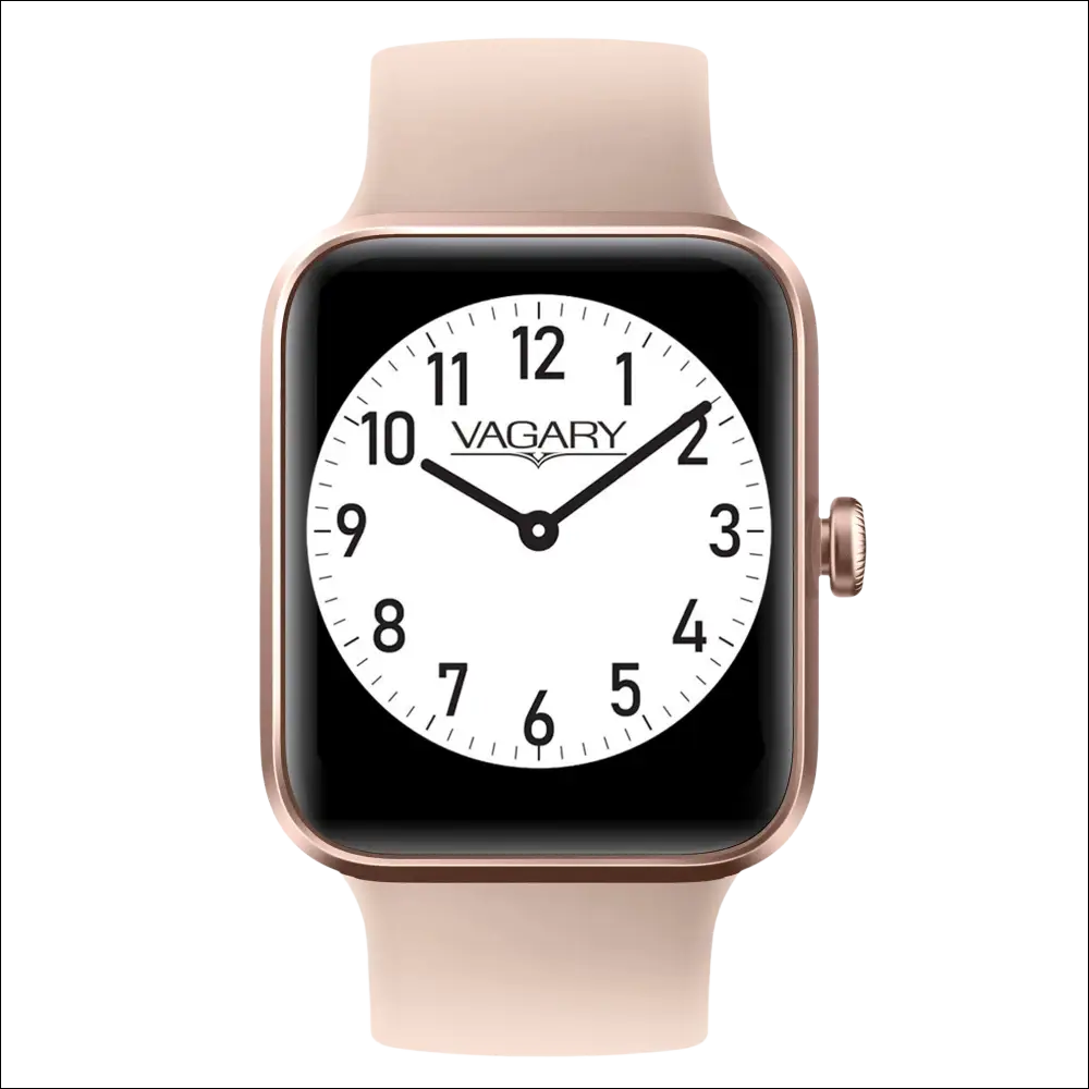 Orologio smart Vagary unisex Rosa Cipria X02A-003VY rosa oro con cinturino silicone rosa cipria