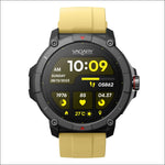 Vagary Smartwatch X04A-003VY con cassa nera e cinturino giallo silicone