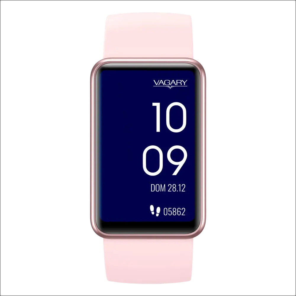 Orologio smart VAGARY X05A-003VY rose gold con cinturino rosa silicone