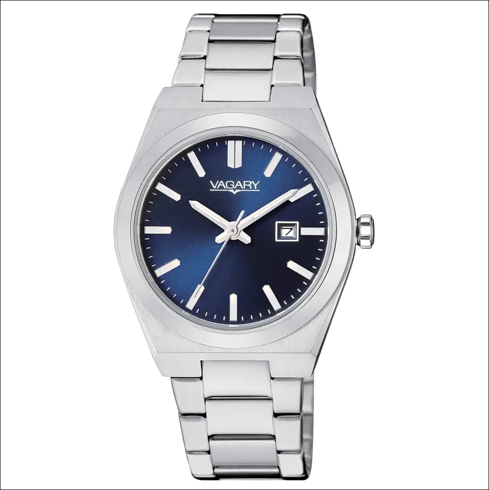 Orologio VAGARY Timeless Lady IU3-118-71 in acciaio silver con quadrante blu sfumato