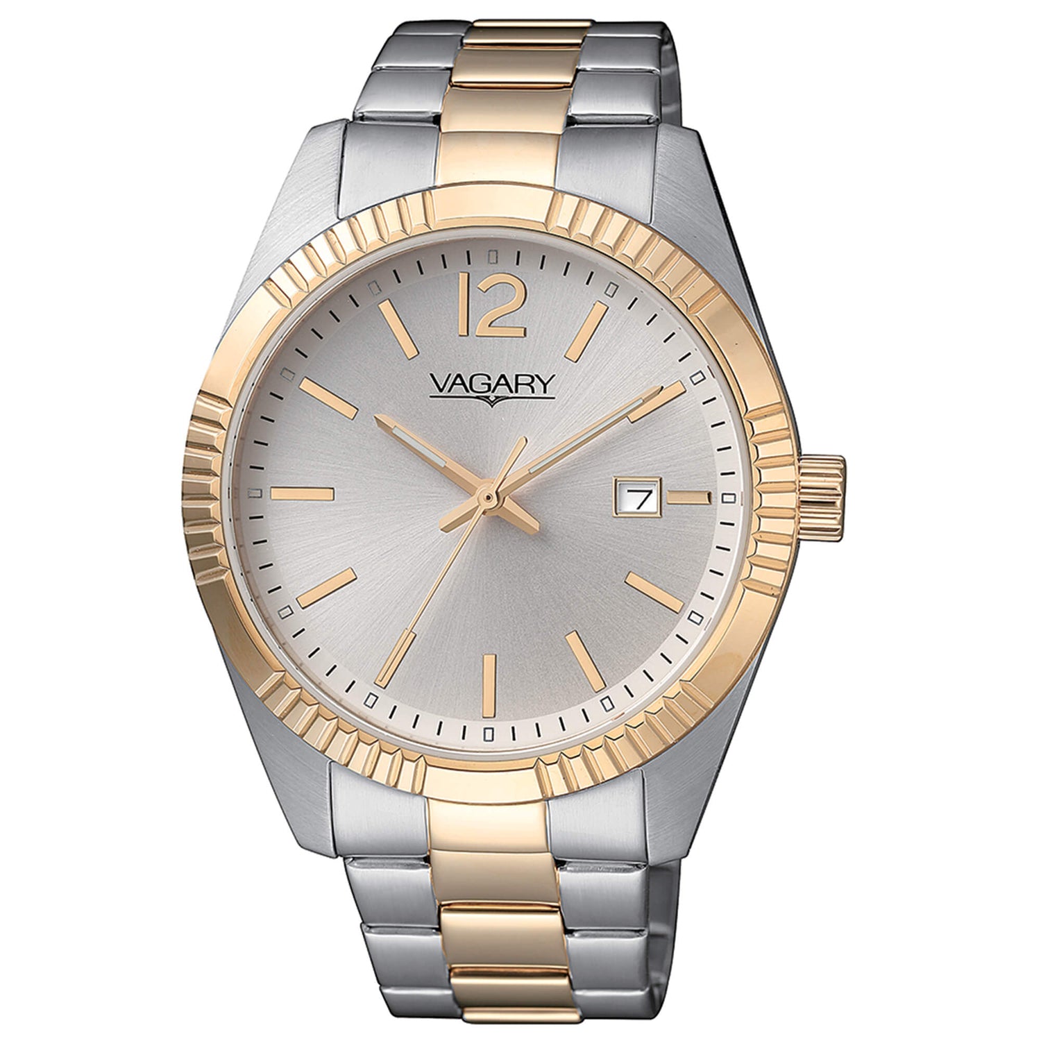 VAGARY Herren-Zweifarben-Uhr IB9-191-11